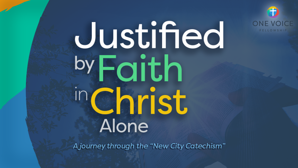 Justified by Faith in Christ Alone Image