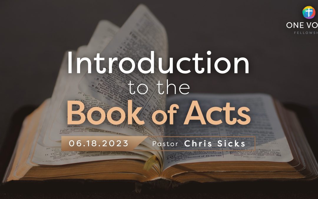 Introduction to the Book of Acts