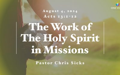 The Work of the Holy Spirit in Missions