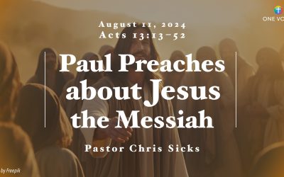 Paul Preaches about Jesus the Messiah