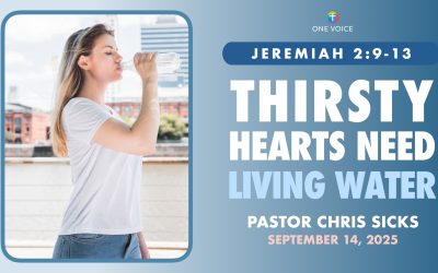 Thirsty Hearts need Living Water