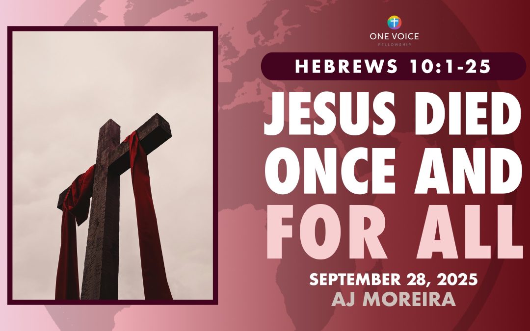 Jesus died once and for all