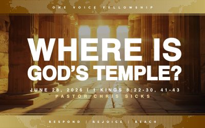 Where is God’s Temple?