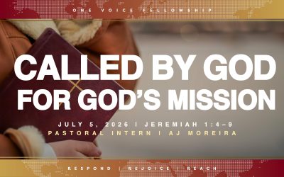 Called by God for God’s Mission